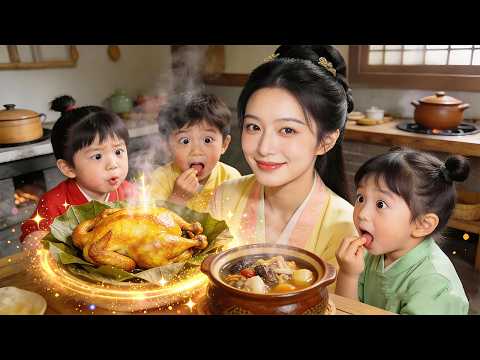 Reborn as evil stepmom, kids yell. I serve feast—they plan to dig dad’s grave!