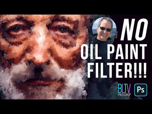 Photoshop: Realistic OIL PAINTING Effect using NO Oil Paint Filters!