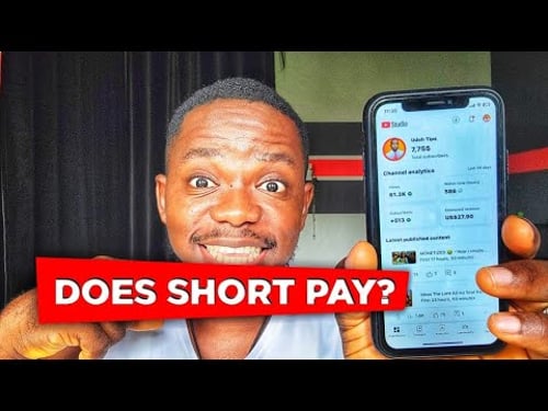 Does SHORT PAY? Watch and see how much YOUTUBE PAID for 2 weeks on my short channel