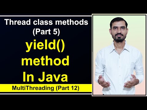 yield() method in Java Multithreading by Deepak || Thread class method (Hindi)