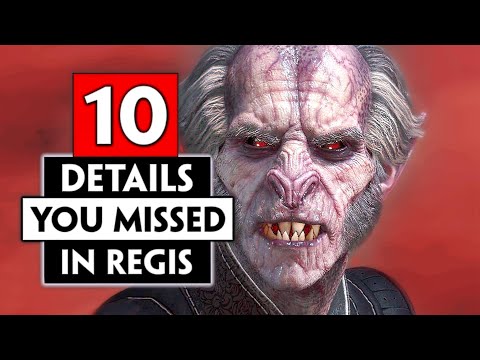 10+ Small Details You Missed About Regis | THE WITCHER 3 (Blood and Wine)