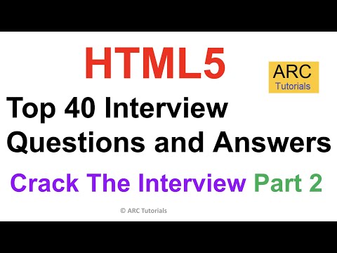 HTML Interview Questions and Answers Part 2 | | HTML Interview Questions for Freshers 2023