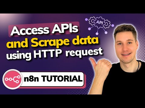 n8n tutorial #3: Scrape any data and access any API with HTTP Request node