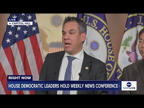 LIVE: House Democratic leaders hold news conference