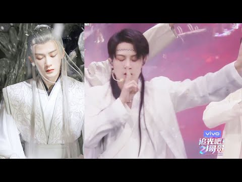 Tan Jian's second stage highlight review, ancient costume looks like Xiangliu
