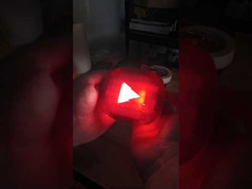 Fixing my YouTube Lego Play Button #YouTubeHighFive #3dprinting