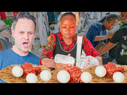 Shocking Street Food in Nairobi! Never thought I would eat this!
