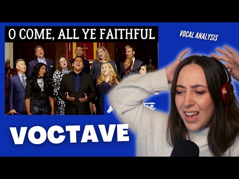VOCTAVE O Come, All Ye Faithful | Vocal Coach Reacts (& Analysis) | Jennifer Glatzhofer