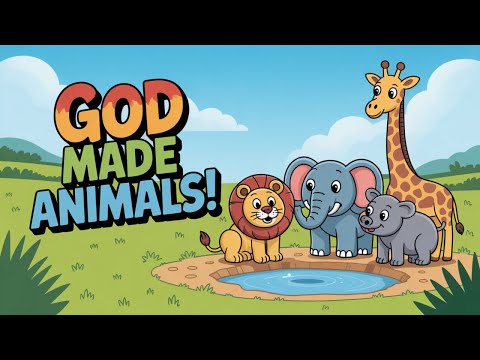 How God Makes EVERYTHING (Genesis1-2) | Bible Stories For Kids (read-along)