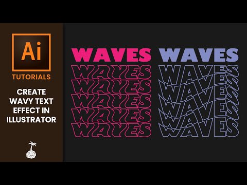 Create Wavy Text Effect in Illustrator
