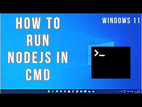 How to run Nodejs in cmd | How to Run Node.js scripts from the command line