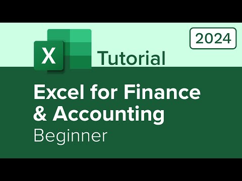 Excel for Finance and Accounting Beginner Tutorial