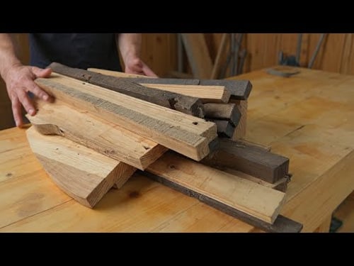Building the Most UNIQUE Relaxing Chair from SCRAP WOOD!