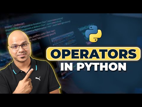 #11 Python Tutorial for Beginners | Operators in Python