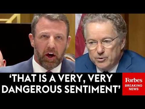 BREAKING NEWS: Rand Paul Confronts Markwayne Mullin With Clips About 'Low Impulse Control' & 'Anger'