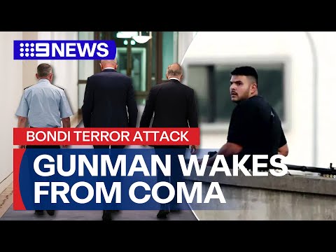 Surviving gunman wakes from coma as counter-terror investigations continue | 9 News Australia
