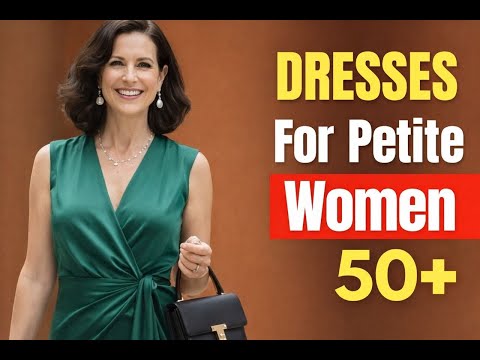 Elegant and Flattering Dresses for Petite Women Over 50 Years