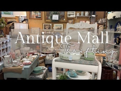 Cottage Antique Mall & Thrift Store Shop with Me | Vintage Finds HAUL | Thrift Flip | Cozy Styling