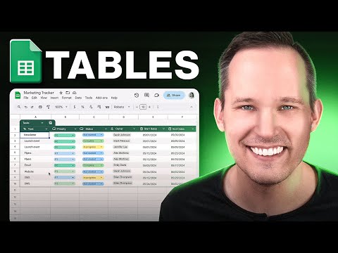 ✨ Google Sheets Introduces Tables