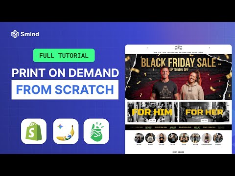 Best Shopify Print On Demand Tutorial 2026 (Printify + Dawn Theme)