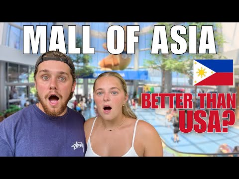 FIRST TIME IN A FILIPINO MALL 🇵🇭 (MIND BLOWN At Mall Of Asia in Manila, Philippines)