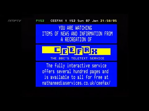 Pages from Ceefax