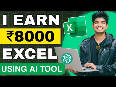 How I Earned ₹8000: Excel with Ai Tool | Excel Tutoring & Ai tips