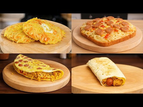 5 Easy Noodles & Egg Breakfast Ideas | Quick & Tasty Morning Recipes