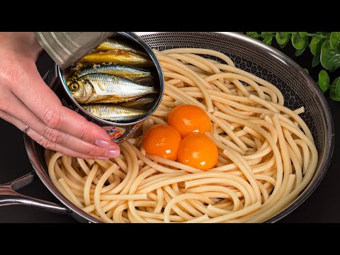 Spaghetti with sardines taste better than meat! Prepare this divine recipe!