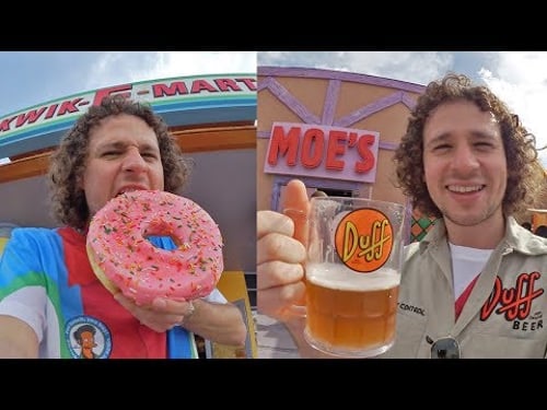 Probando comida de Los Simpson en VIDA REAL!