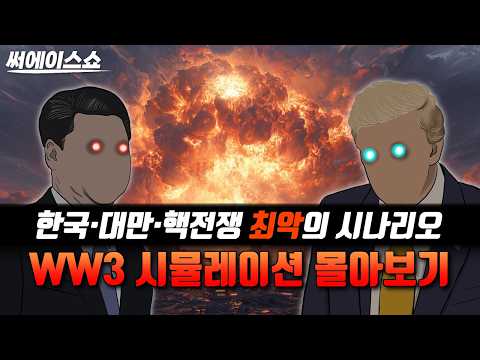 3차세계대전 시나리오 몰아보기 (한반도 전쟁, 양안전쟁, 핵전쟁)