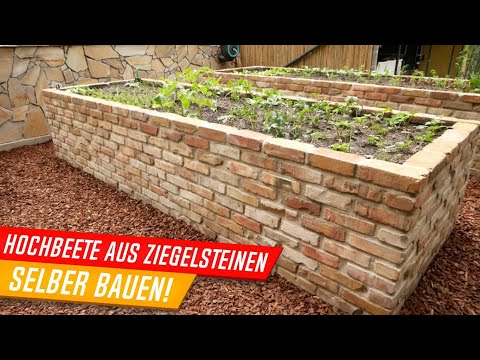 Build your own raised bed from old bricks