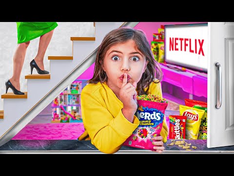 I Built a Secret Room to Hide From My Mom!