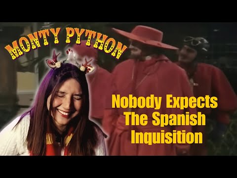 nobody expects The Spanish Inquisition "Monty Python" skit reaction