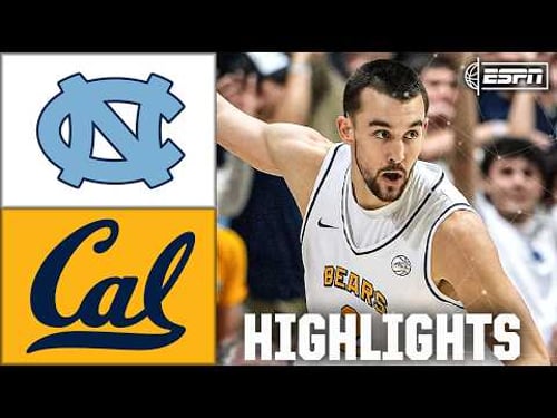 North Carolina Tar Heels vs. California Golden Bears | Full Game Highlights | ESPN CBB