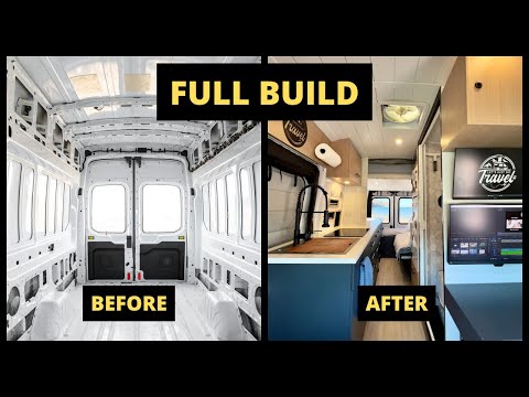 FULL CAMPERVAN BUILD - Step by Step DIY
