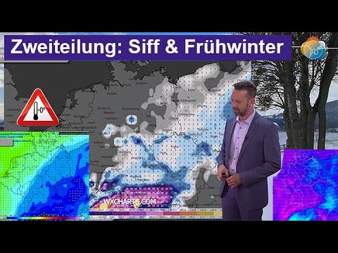Autumn finale splits into two distinct phases: drizzle in the northwest, early winter in the sout...