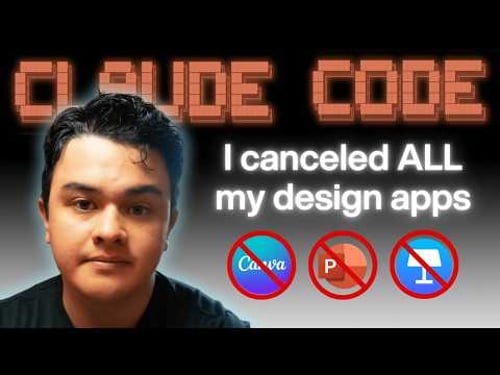 This ONE Claude Code Prompt Makes Better Presentations Than Canva