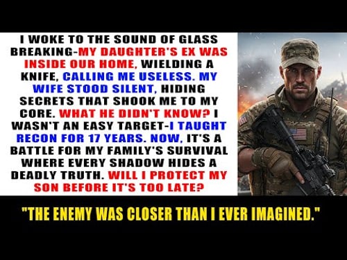 My Daughter’s Ex Broke In With a Knife — Called Me Useless, Not Knowing I Taught Recon for 17 Years