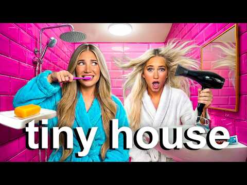 My SiSTER'S Survive WORLD'S TINIEST HOUSE