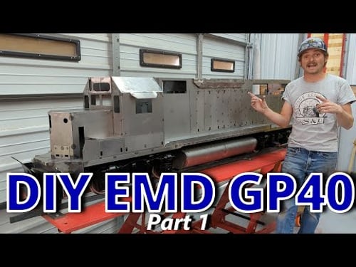 Building the 1.6" GP40: Part 1 (Welding and Assembling)