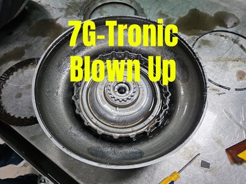 Inside a Blown Mercedes 722.9 7G-Tronic Torque Converter