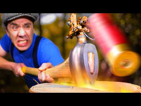 I built a BETTER SHOTGUN AXE