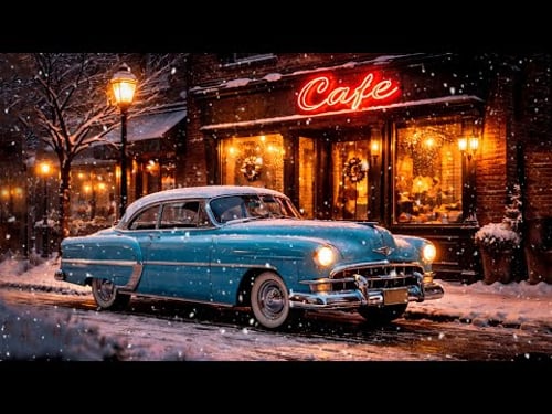 Relaxing Winter Jazz for Sleep & Work ☕ Vintage 1950s Background Music
