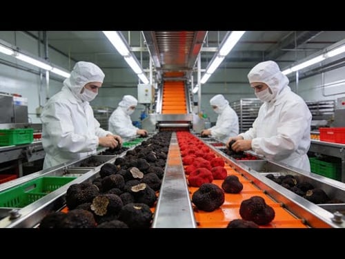 Inside the Black Truffle Facility – How Rare Fungi Become Million-Dollar Spices | Full Process