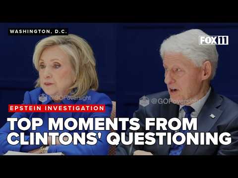 Highlights from Bill and Hillary Clinton speaking about their knowledge of Jeffrey Epstein's crimes