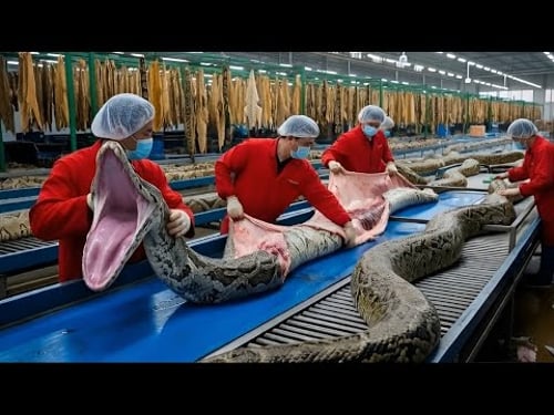 Inside Luxury Snake Leather | From Skin to Luxury Products