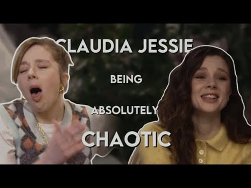 Claudia Jessie being absolutely chaotic for almost 7 minutes