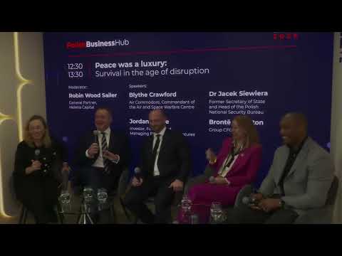 Peace was a luxury: Survival in the age of disruption.