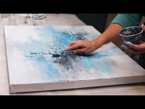 Layer by Layer – Watch This Textured Abstract Painting Come to Life